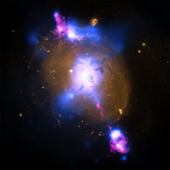 Picture 1 of Mysterious waves of radio waves outside the universe