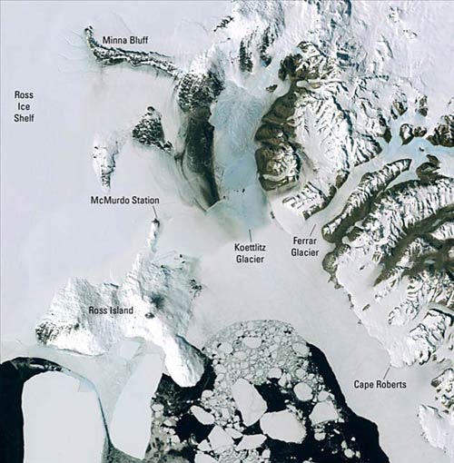 Picture 2 of NASA announces a high-quality map of the Antarctic region