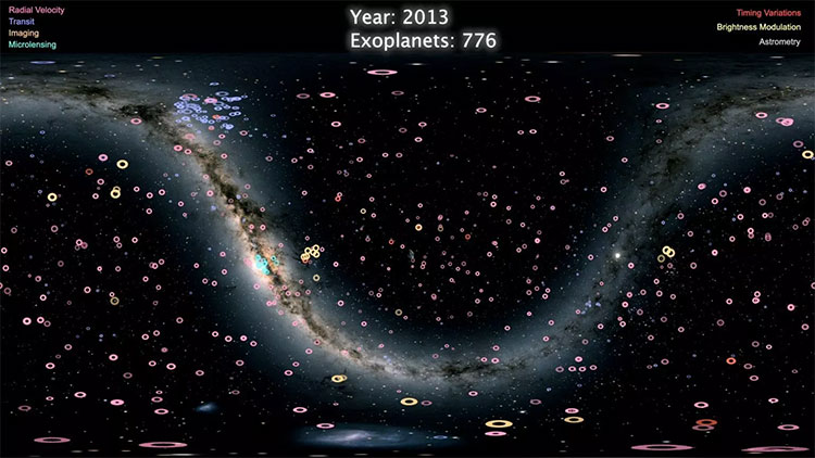 NASA announces a map of 4,000 planets outside the Solar System