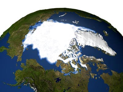 Picture 2 of NASA: Arctic sea ice narrowed significantly