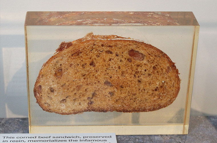 Picture 1 of NASA astronaut has hidden it all to bring a piece of bread to the universe
