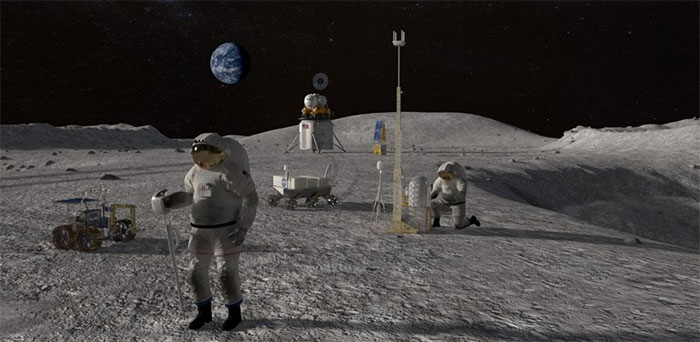Picture 3 of NASA conducts a recruitment examination on the Moon, 1 against 1,300