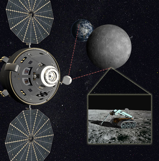 Picture 1 of NASA decided on the moon after Obama's re-election