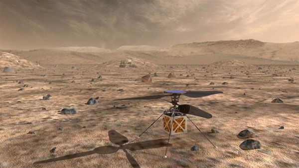 Picture 1 of NASA developed the Mars helicopter drone