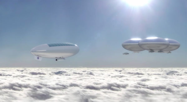 Picture 1 of NASA intends to build a city floating on Venus