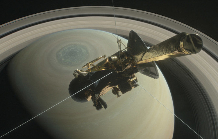 Picture 1 of NASA launched a video simulating the journey to explore Saturn