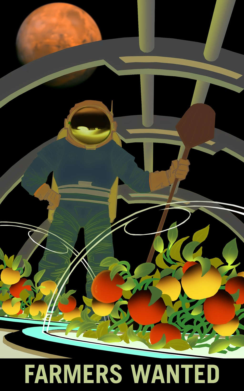 Picture 6 of NASA launched posters to recruit employees on Mars