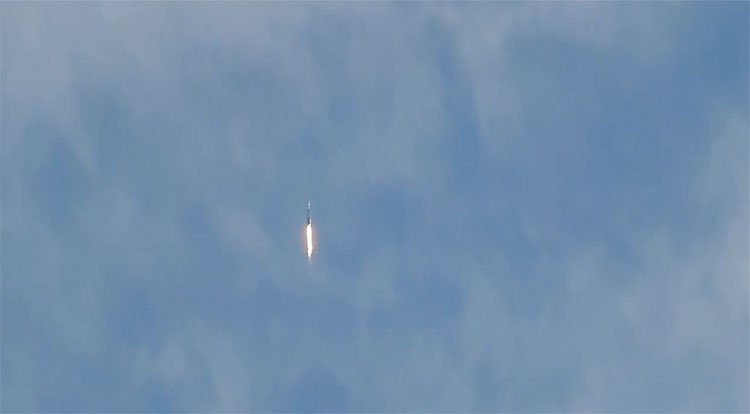 Picture 1 of NASA missiles create sound waves that break down the rainbow