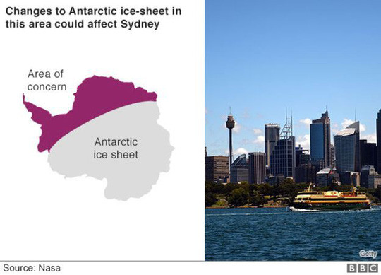Picture 2 of NASA points of cities will be submerged in the future