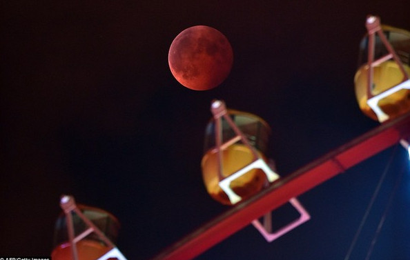 Picture 1 of NASA rejects the blood moon is a sign of the end of the world