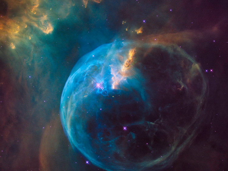 Picture 1 of NASA shares incredible images of Bubble Nebula