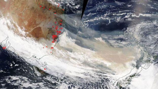 NASA: Smoke from wildfires in Australia flies halfway around the Earth images 2