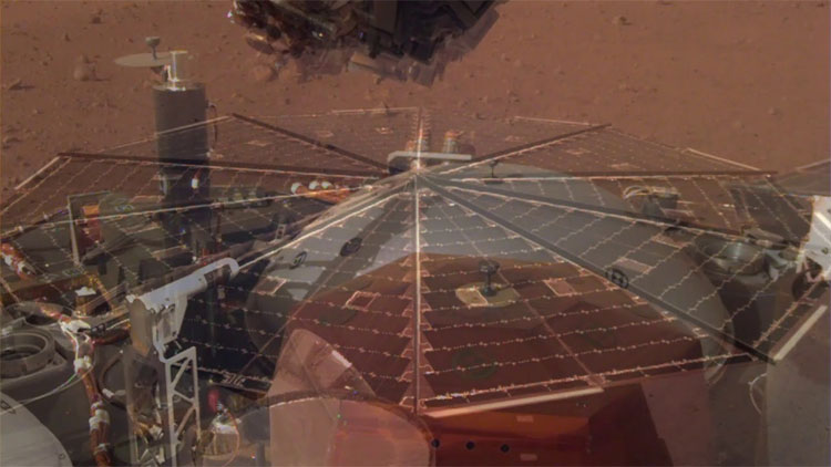 Picture 1 of NASA spacecraft for the first time recorded the Martian wind