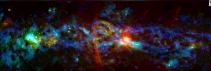 Picture 1 of NASA's new discovery of 'interstellar space' of stars in the Milky Way