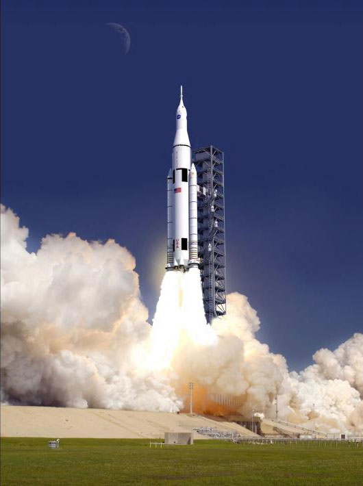 Picture 1 of NASA's new generation spacecraft rocket launcher