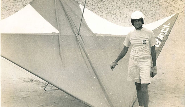 Picture 3 of NASA's space paraglider inventor