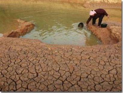 Picture 2 of Natural disasters: cold in Europe and America, drought in China
