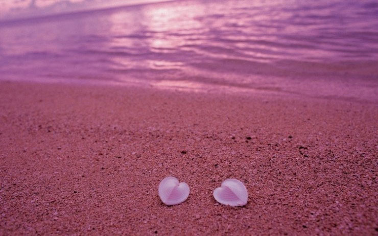 Picture 2 of Natural pink sand coast in Bahamas