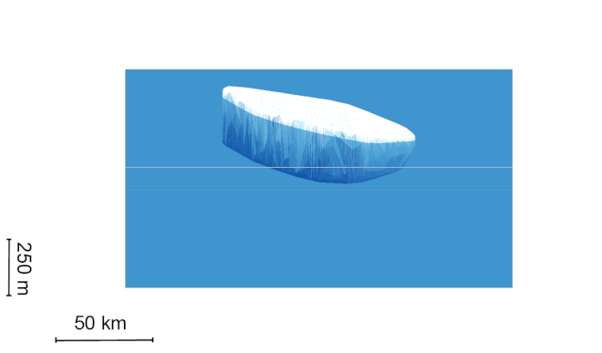 Picture 1 of Nearly twice the broadband of Hanoi is about to drift away from Antarctica