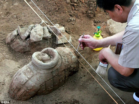 Picture 1 of New discovery about Qin Shihuang's grave
