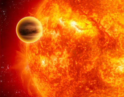 Picture 1 of New discovery about the giant hot planet WASP-12b