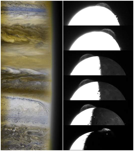 Picture 4 of New Horizons observes lightning on the surface of Jupiter