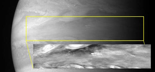 Picture 6 of New Horizons observes lightning on the surface of Jupiter