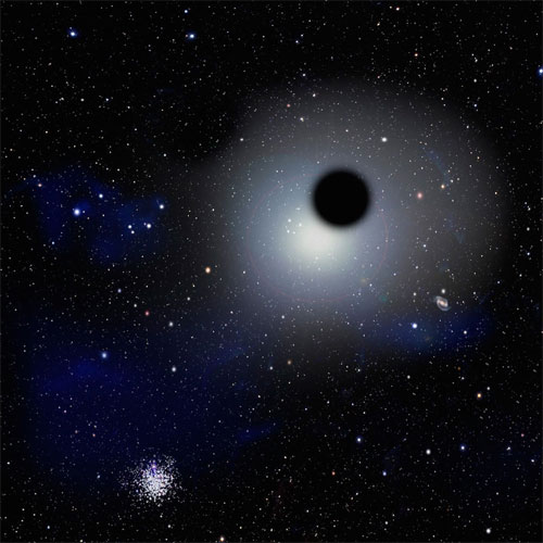 Picture 1 of New hypothesis: Black holes in the universe turn into
