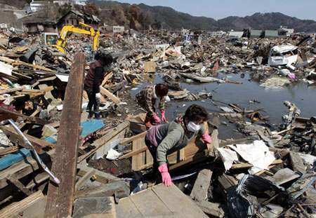Picture 11 of New image of the tsunami moment hit Japan