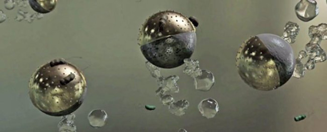 Picture 1 of New invention: Tiny robot that kills bacteria in water