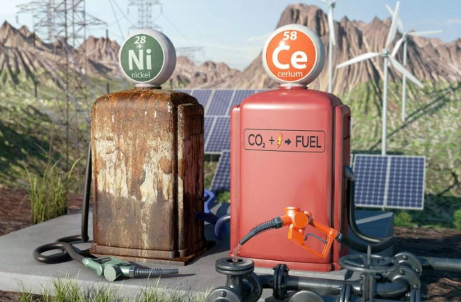 Picture 1 of New method of producing carbon neutral fuel from CO2