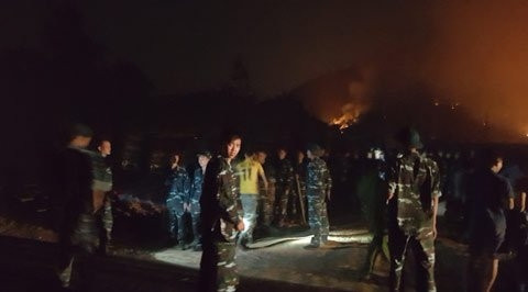 Picture 2 of New news of the biggest fire in Soc Son and Hanoi forests