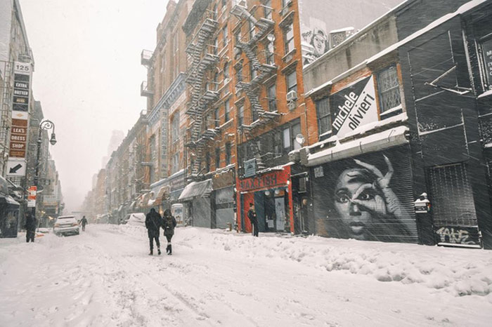 Picture 13 of New York is as beautiful as heaven in a historic snowstorm