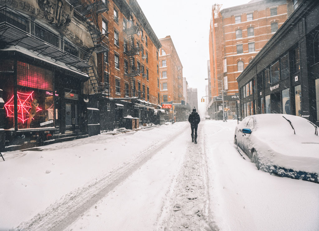 Picture 20 of New York is as beautiful as heaven in a historic snowstorm