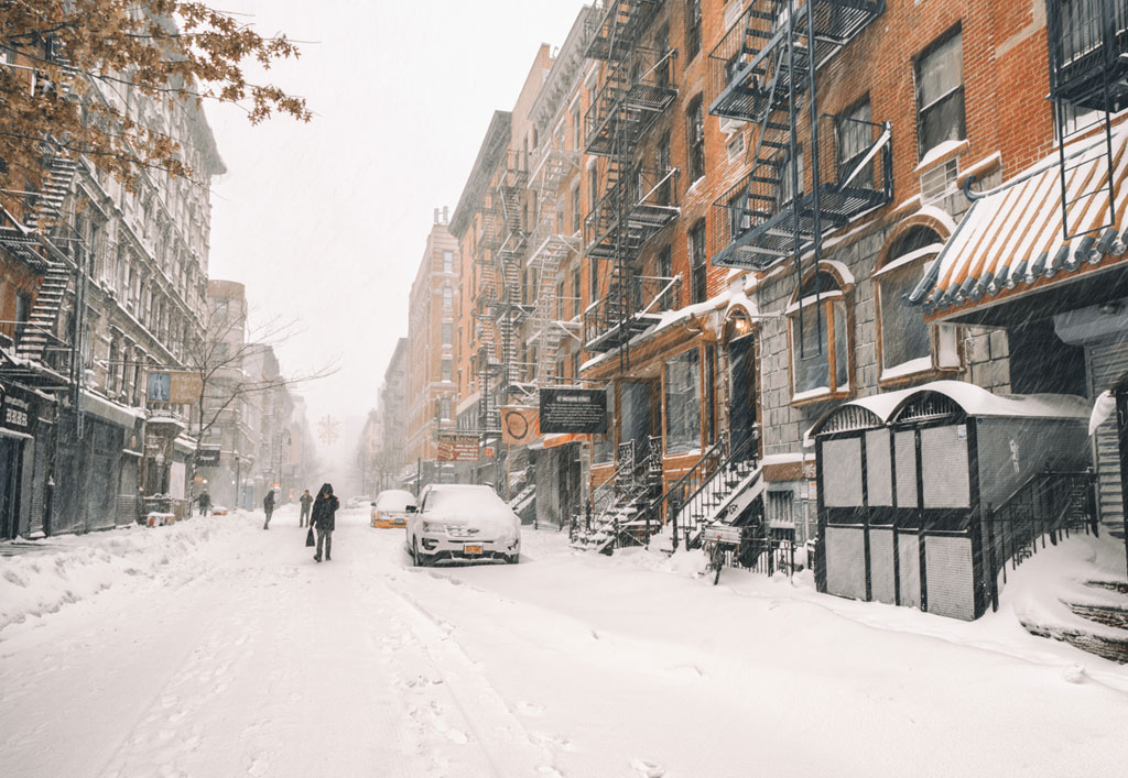 Picture 7 of New York is as beautiful as heaven in a historic snowstorm