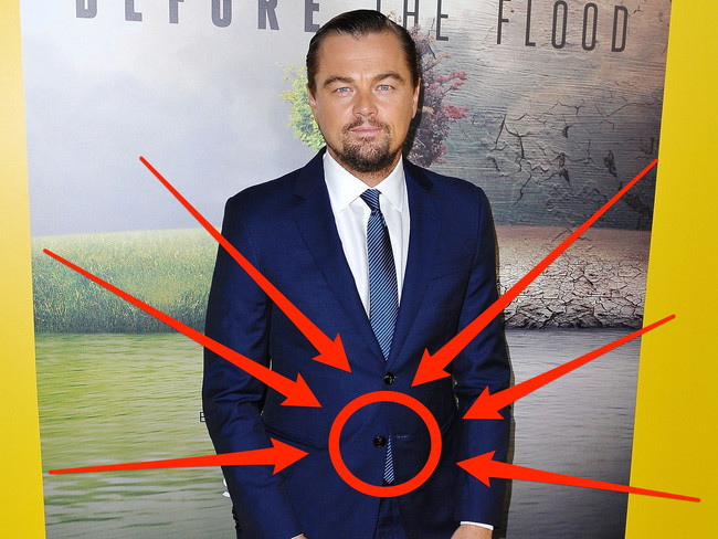 Picture 3 of No one wore a suit and put on the last button and this was the reason for that