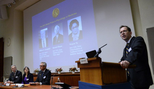 Picture 1 of Nobel Prize for Medicine 2015 for researchers against parasites