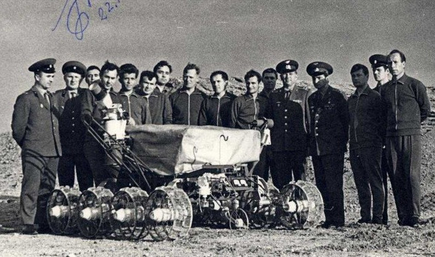 Picture 4 of November 10, 1970 - Soviet Lunokhod-1 self-propelled vehicle is launched into space