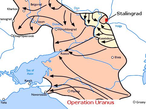 Picture 2 of November 19, 1942 - The Red Army of the Soviets counterattacked and besieged the Germans at Stalingrad