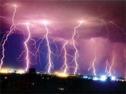 Picture 1 of Observe flashes to forecast floods and heavy rain