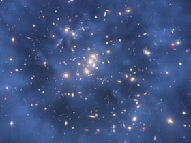 Picture 1 of Observe the flow of dark matter, the farthest in the universe