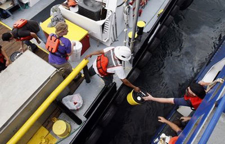 Picture 2 of Oil stopped spraying in the Gulf of Mexico