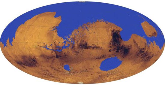 Picture 1 of One-third of the area of ​​Mars used to be the sea?