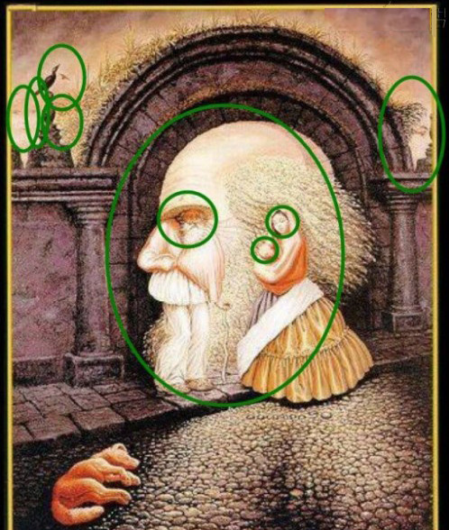 Picture 3 of Only 10% of people can find 9 faces in this picture, what about you?