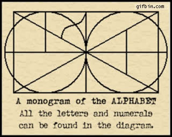 Picture 1 of Only those with sharp brains can find all 26 letters in this picture