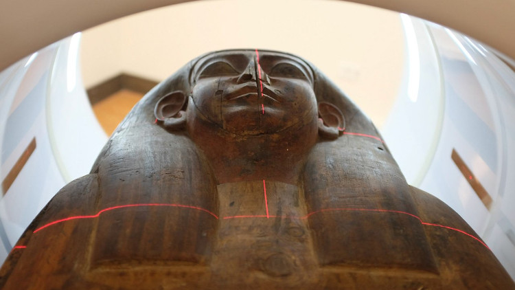 Picture 1 of Open an empty coffin in the museum, discover a 2,600-year-old mummy
