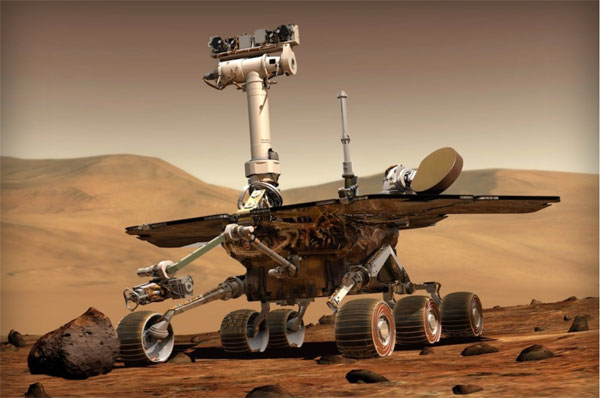 Picture 1 of Opportunity Robot is suffering from dementia