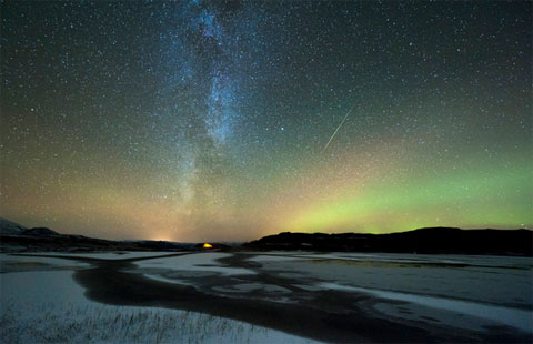 Picture 1 of Orionids meteor shower