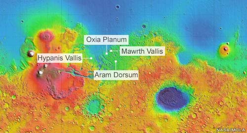 Picture 2 of Oxia: The land is first conquered on Mars