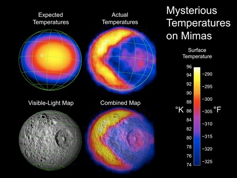 Picture 2 of Pac-man appeared on Saturn's moon